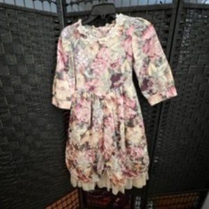 Sarah Kent size 10 floral dress